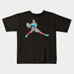 ICONIC POSE OF THE TENNIS KING Kids T-Shirt